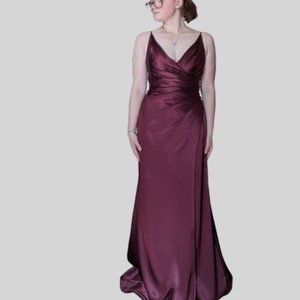 Galina Signature Marron Prom Dress